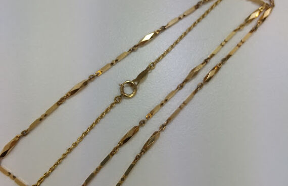 K18のネックレスをお買取り致しました！